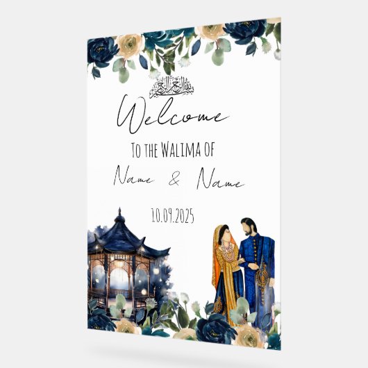 Walima-Zeichen Acrylschild (Winkel)