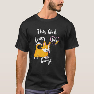 Waliser Corgi Besitzerin Dieses Mädchen liebt ihre T-Shirt