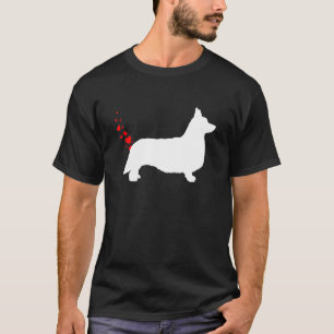 Waliser Corgi-Hundebesitzer Valentinstag Herz-Furz T-Shirt