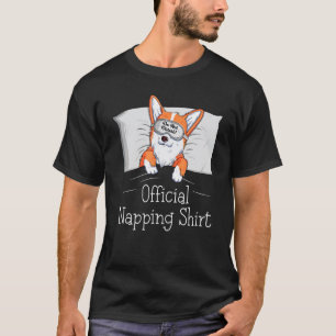 Waliser Corgi Power Napper Hund Napping T-Shirt