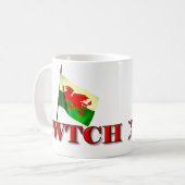 Waliser Cwtch Kaffeetasse (Vorderseite Links)