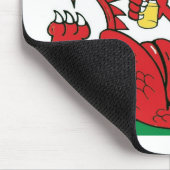 Waliser-Drache, 6 Nations-Meister, Wales V England Mousepad (Ecke)