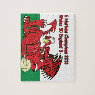 Waliser-Drache, 6 Nations-Meister, Wales V England Puzzle