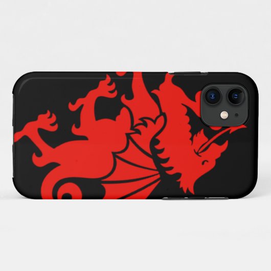 Waliser-Drache Case-Mate iPhone Hülle (Rückseite (Horizontal))