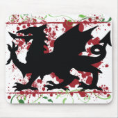 Waliser-Drache-Computer Mousepad (Vorne)