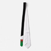 Waliser-Drache Cymru Krawatten-Grün rotes weißes Krawatte (Rückseite)