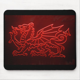 Waliser-Drache NeonMosepad, Mousemat Mousepad