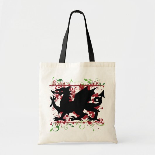 Waliser-Drache-Taschen-Tasche Tragetasche (Vorne)