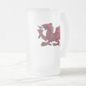 Waliser-Drache-Tasse Mattglas Bierglas (VorderseiteRechts)