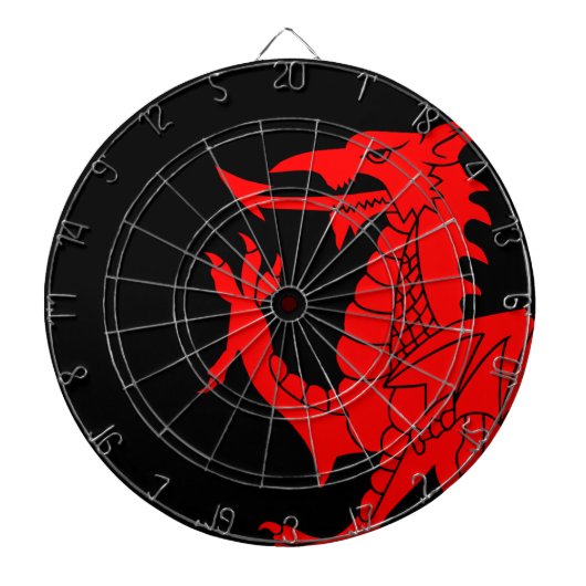 Waliser-Drache zügellos Dartscheibe (vorne)