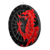 Waliser-Drache zügellos Dartscheibe (Vorderseite rechts)