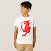 Waliser-Drache zügellos T-Shirt (Vorne ganz)