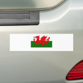 Waliser-Flagge Autoaufkleber (Auf Auto)