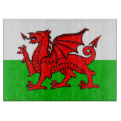 Waliser-Flagge Schneidebrett (Vorderseite)