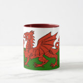 Waliser-Flagge Tasse (Zentrum)