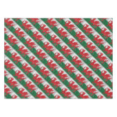 Waliser-Flagge Tischdecke (Vorderseite (Horizontal))