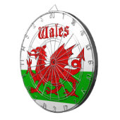 Waliser-Flagge Wales Dartscheibe (Vorderseite rechts)