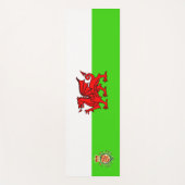 Waliser-Flagge Yogamatte (Vorderseite)