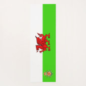 Waliser-Flagge Yogamatte (Rückseite)