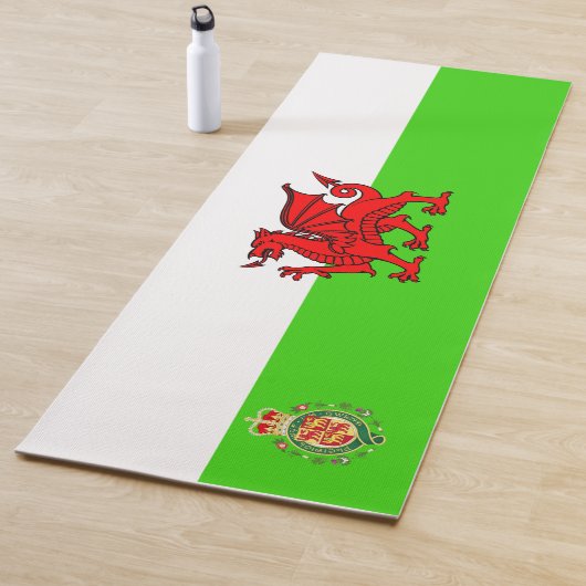 Waliser-Flagge Yogamatte (Beispiel)