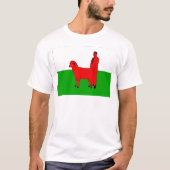 Waliser-Flaggespoof-T - Shirt (Vorderseite)