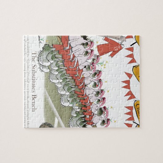 Waliser-Fußballersatz Puzzle (Horizontal)