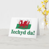 Waliser-Gruß (Beifall!) Karte (Gelbe Blume)