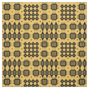 Waliser-Imitat-Tapisserie-Schwarzes, gelbes Stoff