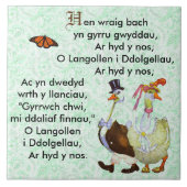 Waliser-Kinderzimmer Reim/Hwiangerddi Fliese (Vorderseite)