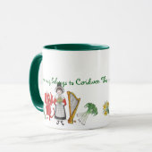 Waliser-Kostüm, Embleme, zu personifizieren Tasse (Vorderseite Links)