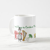 Waliser-Kostüm, Embleme, zu personifizieren Tasse (Vorderseite Links)