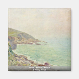 Waliser-Küste im Nebel durch Sisley Alfred Magnet