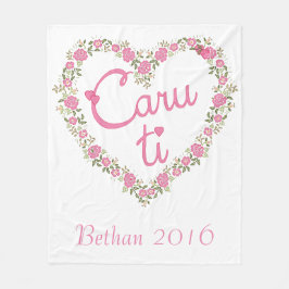 Waliser-Liebe, Caru Ti, Fleece-Decke, 50" x60 " Fleecedecke