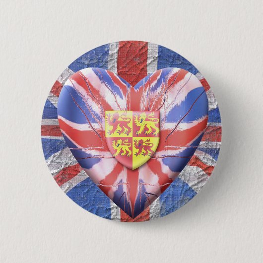 Waliser-Löwen Button (Vorderseite)