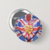 Waliser-Löwen Button (Vorne & Hinten)