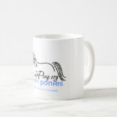 Waliser-Pony u. Pfeiler-Gesellschaft von Amerika Kaffeetasse (VorderseiteRechts)