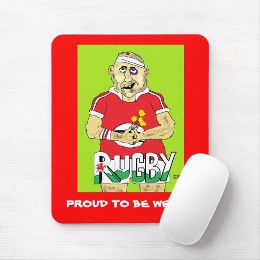 WALISER-RUGBY MOUSEPAD (Mit Mouse)