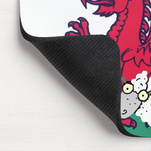 Waliser-Schafe Mousepad (Ecke)