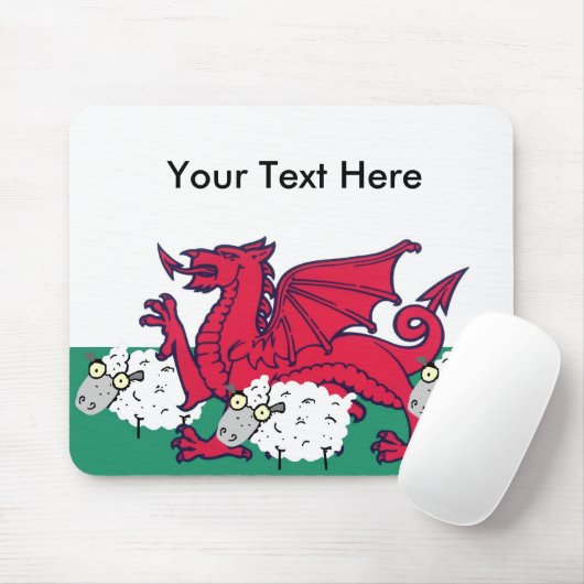 Waliser-Schafe Mousepad (Mit Mouse)