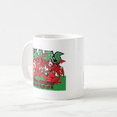 Waliser sechs Nations-Rugby-Meister, W 30-3 E Kaffeetasse (Vorderseite Links)