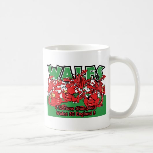 Waliser sechs Nations-Rugby-Meister, W 30-3 E Kaffeetasse (Rechts)