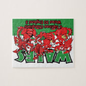 Waliser sechs Nations-Rugby-Meister, W 30-3 E Puzzle (Horizontal)