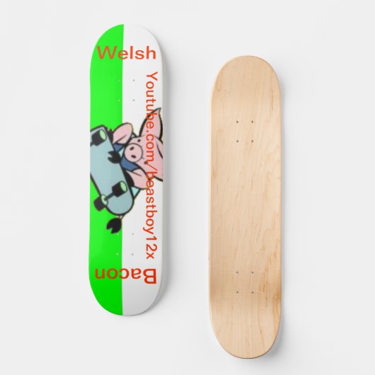 Waliser-Speck-Skateboard Skateboard (Vorderseite)