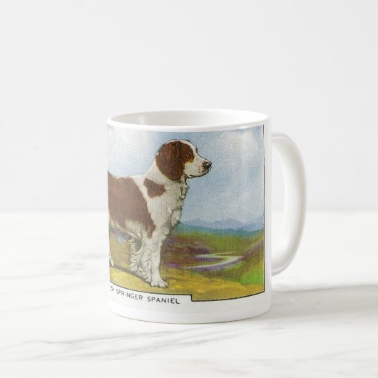Waliser-SpringerSpaniel Kaffeetasse (VorderseiteRechts)