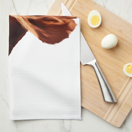 Waliser-Springerspaniel-Kunst Geschirrtuch (Viertel Falte)