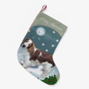 Waliser-Springerspaniel-Weihnachten Kleiner Weihnachtsstrumpf