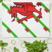 Waliser stripes Flagge Handtuch (Gefaltet)