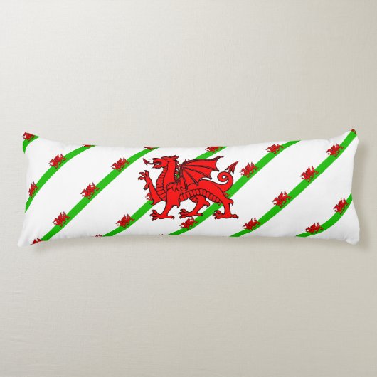 Waliser stripes Flagge Seitenschläferkissen (Vorderseite)