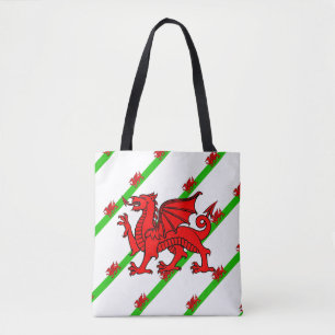 Waliser stripes Flagge Tasche