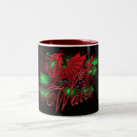 Waliser-Tasse, Drache, Tag Wales, St David
